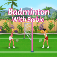 Play Badminton With Barbie now!