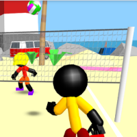 Play Stickman Beach Volleyball now!