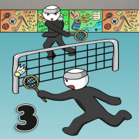 Play Stick Figure Badminton 3 now!