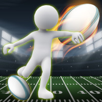 Play Stickman Rugby Run And Kick now!
