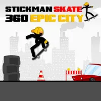 PLay Stickman Skate 360 Epic City now!